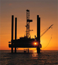 oil drilling platform